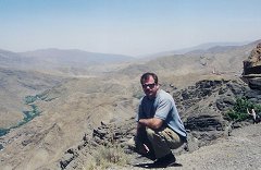 Greg on top of the Atlas Mountains.