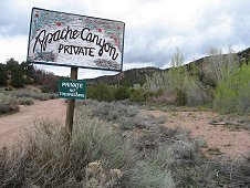 Glorieta Expeditions - Scenic Apache Canyon.