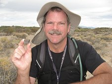 Nevada Expeditions - 20.2 gram chondrite found October 24, 2010.