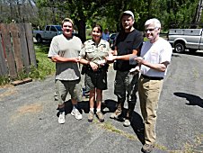 Sutter's Mill Expedition - Richard, Greg and Jim all found small fragments from the Garage Smasher.