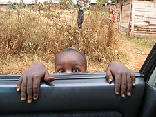 Thika, Kenya Expedition - Another eager youngster wanting to hunt, or more likely some candy.