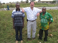 Thika, Kenya Expedition - Greg with our Kenyan guide and driver.