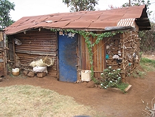 Thika, Kenya Expedition - Typical dwelling in the Thika strewnfield.