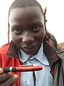 Thika, Kenya Expedition - This guy sure liked one of Marlin Cilz' pens!