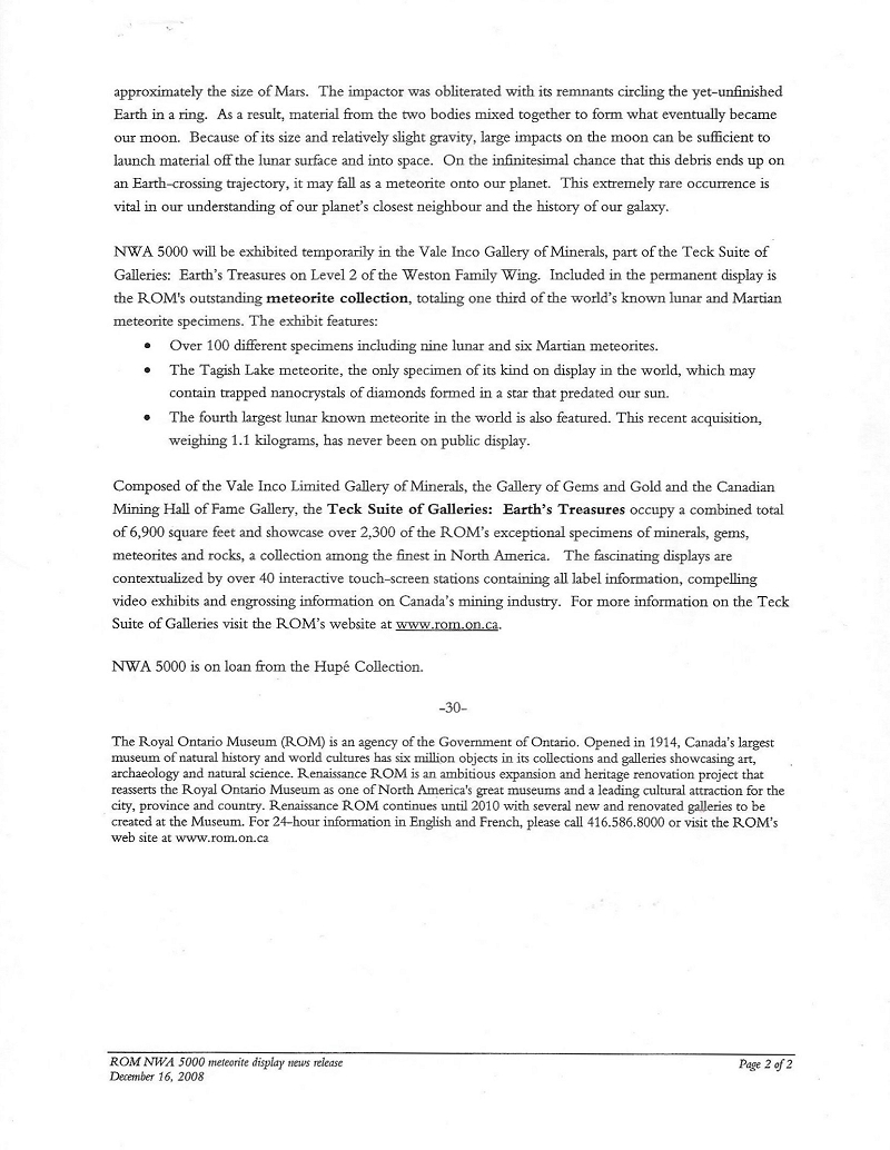 ROM Press Release Page 2